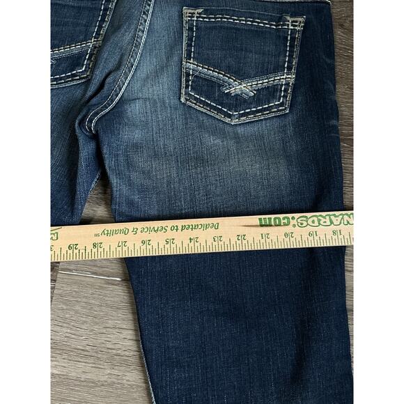 Buckle BKE Jeans Womens Size 29x31.5 Kate Straight Low Rise Medium Wash Denim - Picture 7 of 11
